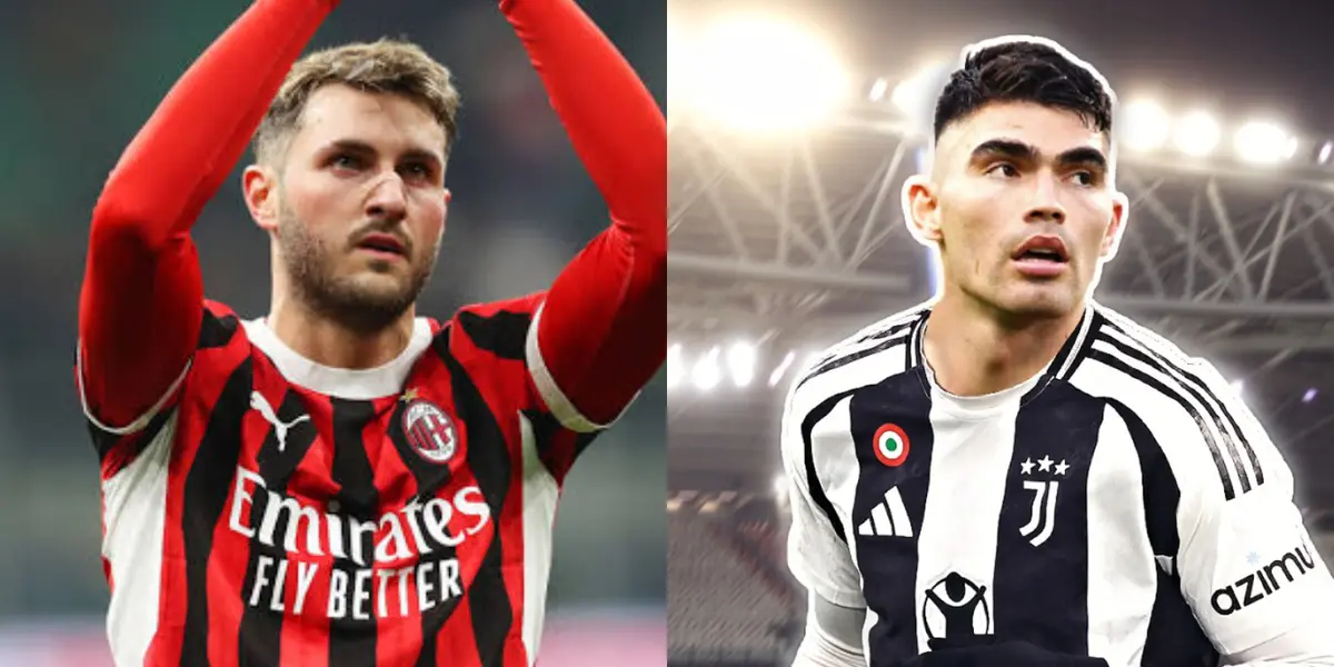 Santiago Giménez junto a Johan Vásquez / FOTO FOOTBALL ITALIA