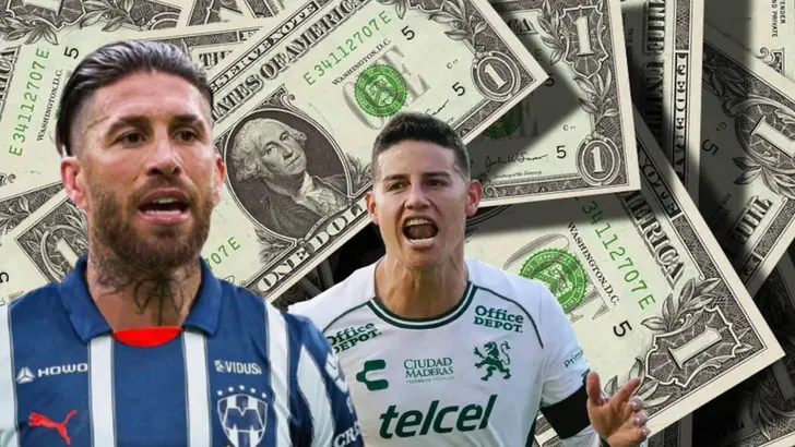 Mientras James Rodríguez gana 5 millones, el sueldo que le esperaría a Sergio  Ramos en Rayados