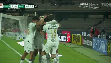 VIDEO | Antes del MT, Pumas ya lo gana 2 por 0, Santos ni con ...