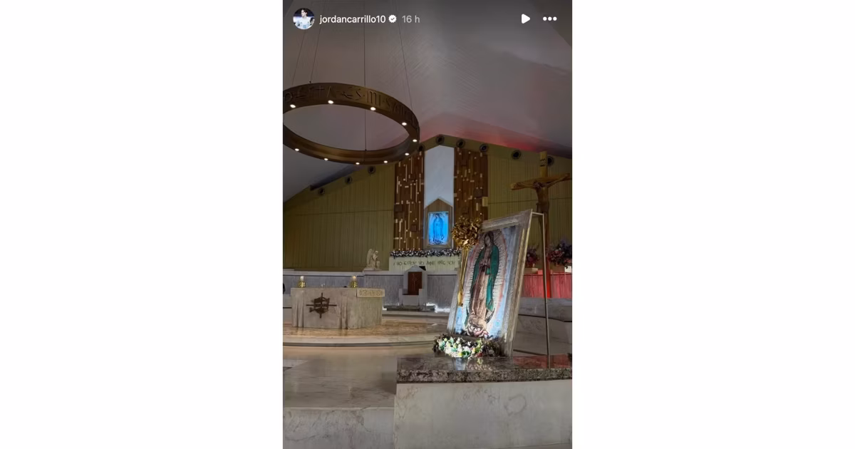 Jordan Carrillo fue a la iglesia en Culiacan