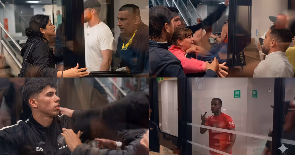 Los incidentes en el Estadio Azteca
