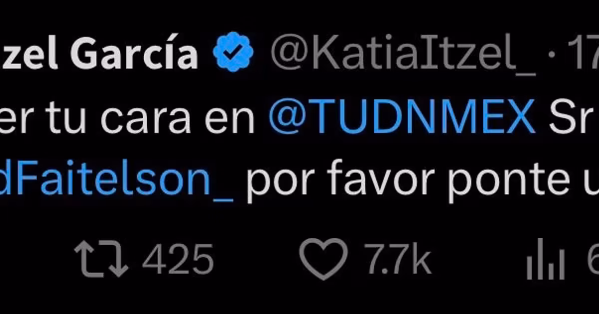 Captura de pantalla del posteo en contra de David Faitelson